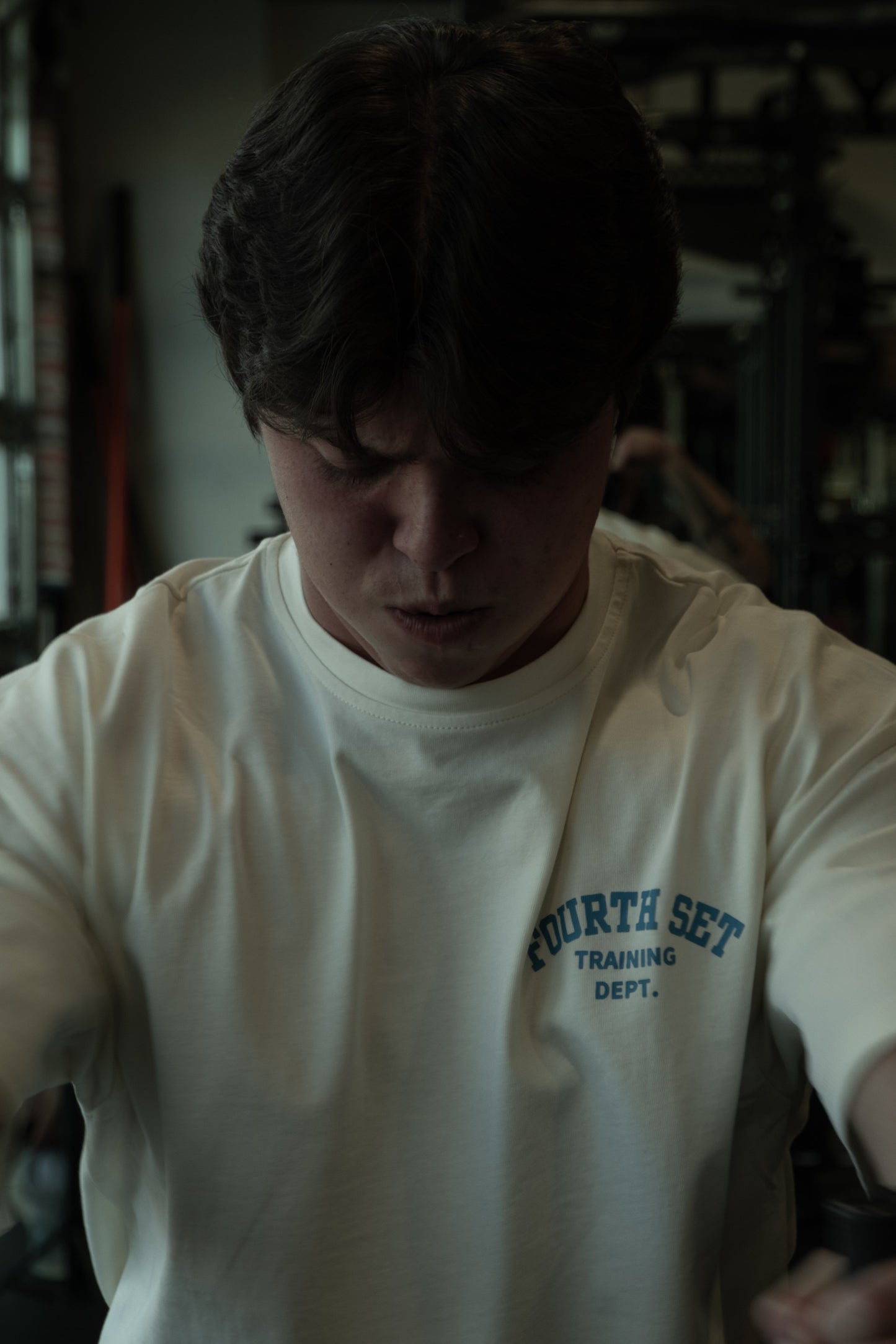 VARSITY TEE - CREAM COLOR