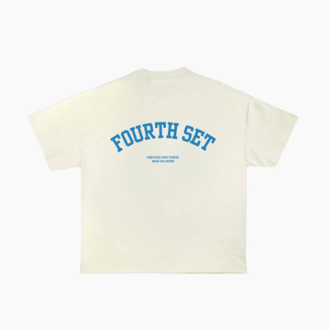 VARSITY TEE - CREAM COLOR