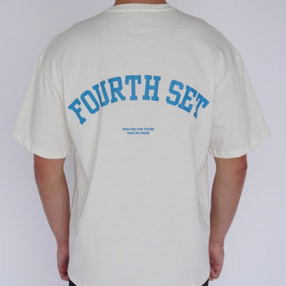 VARSITY TEE - CREAM COLOR