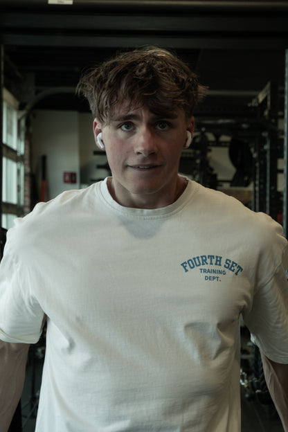 VARSITY TEE - CREAM COLOR