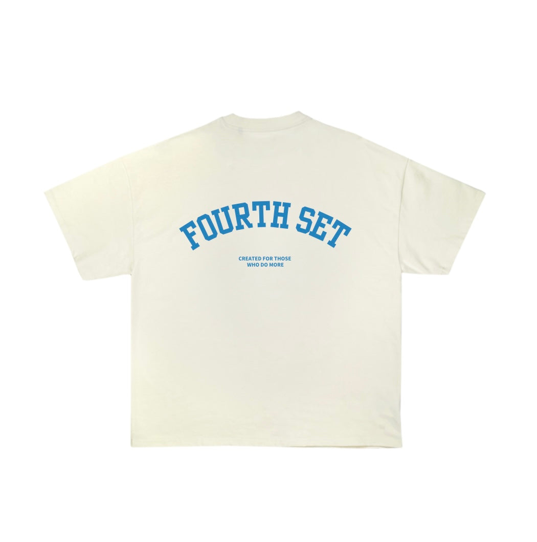 VARSITY TEE - CREAM COLOR