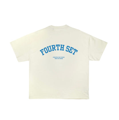 VARSITY TEE - CREAM COLOR