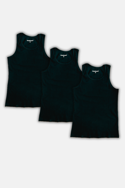 PREMIUM FITTED TANK 3 PACK